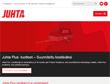 Tablet Screenshot of juhta.fi